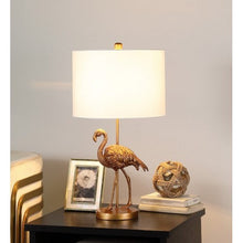 Elegant Gold Flamingo Lamp