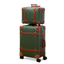 NZBZ Vintage Luggage Sets of 2 Vintage Suitcase Set for Women Retro