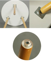 Mesa de centro redonda pequeña para el hogar.