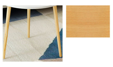 Mesa de centro redonda pequeña para el hogar.