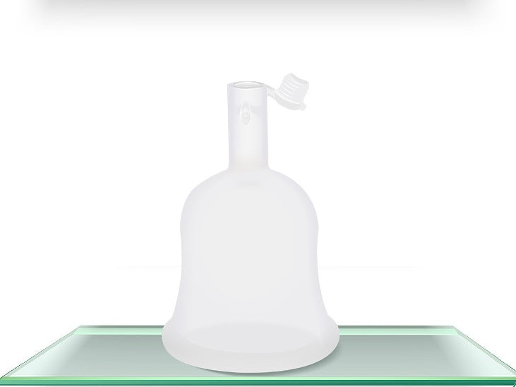 Dischargeable menstrual cup