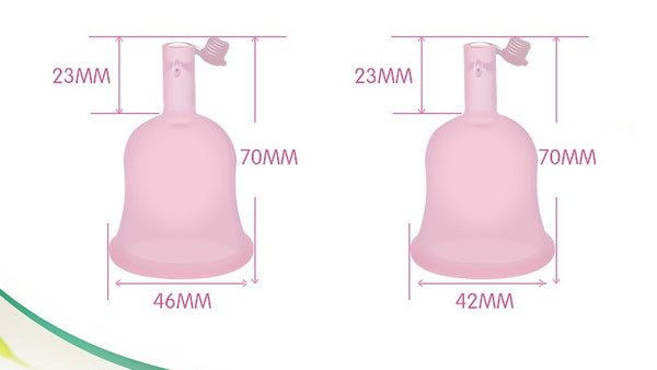 Dischargeable menstrual cup