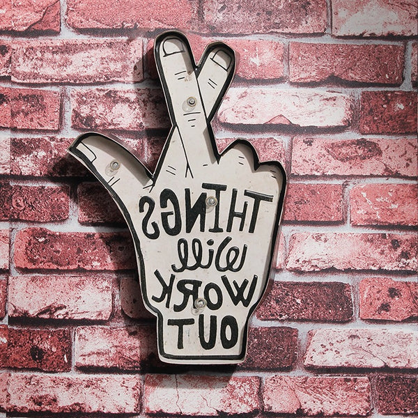 Letrero de neón LED para bar, club, cafetería, decoración de pared, luz de neón, póster de metal colgante, decoración del hogar