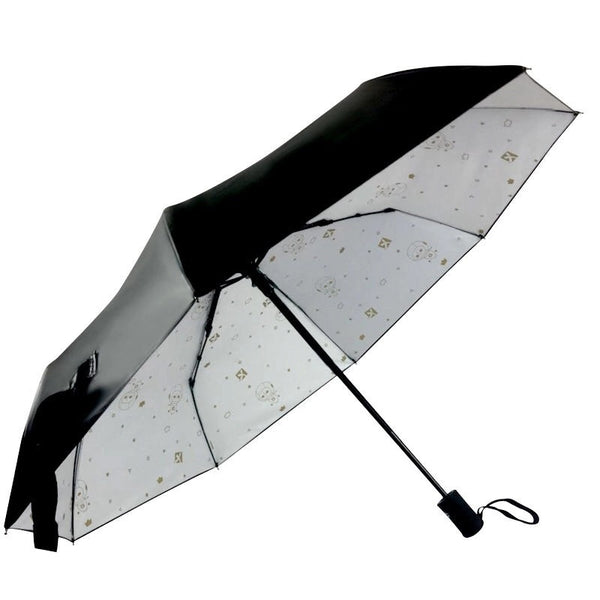 Parasol totalmente automático plegable en tres posiciones