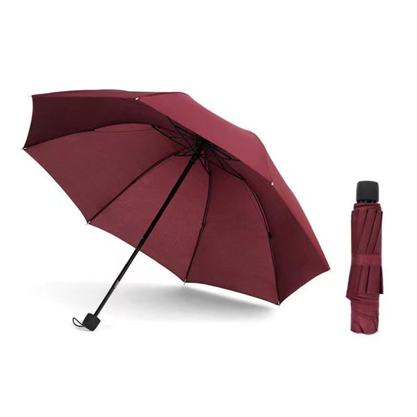 Parasol totalmente automático plegable en tres posiciones