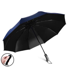 Parasol totalmente automático plegable en tres posiciones