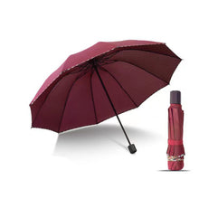 Parasol totalmente automático plegable en tres posiciones