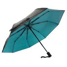 Parasol totalmente automático plegable en tres posiciones