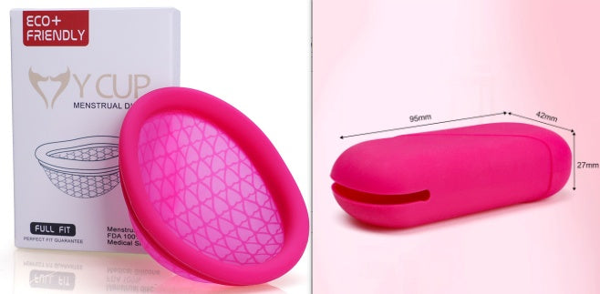 Silicone Female Menstrual Period Replacement Menstrual Cup Daily Use Rubber Products