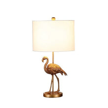 Elegant Gold Flamingo Lamp