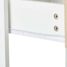 Mesa auxiliar de ratán con cajón, moderna mesita de noche para sala de estar