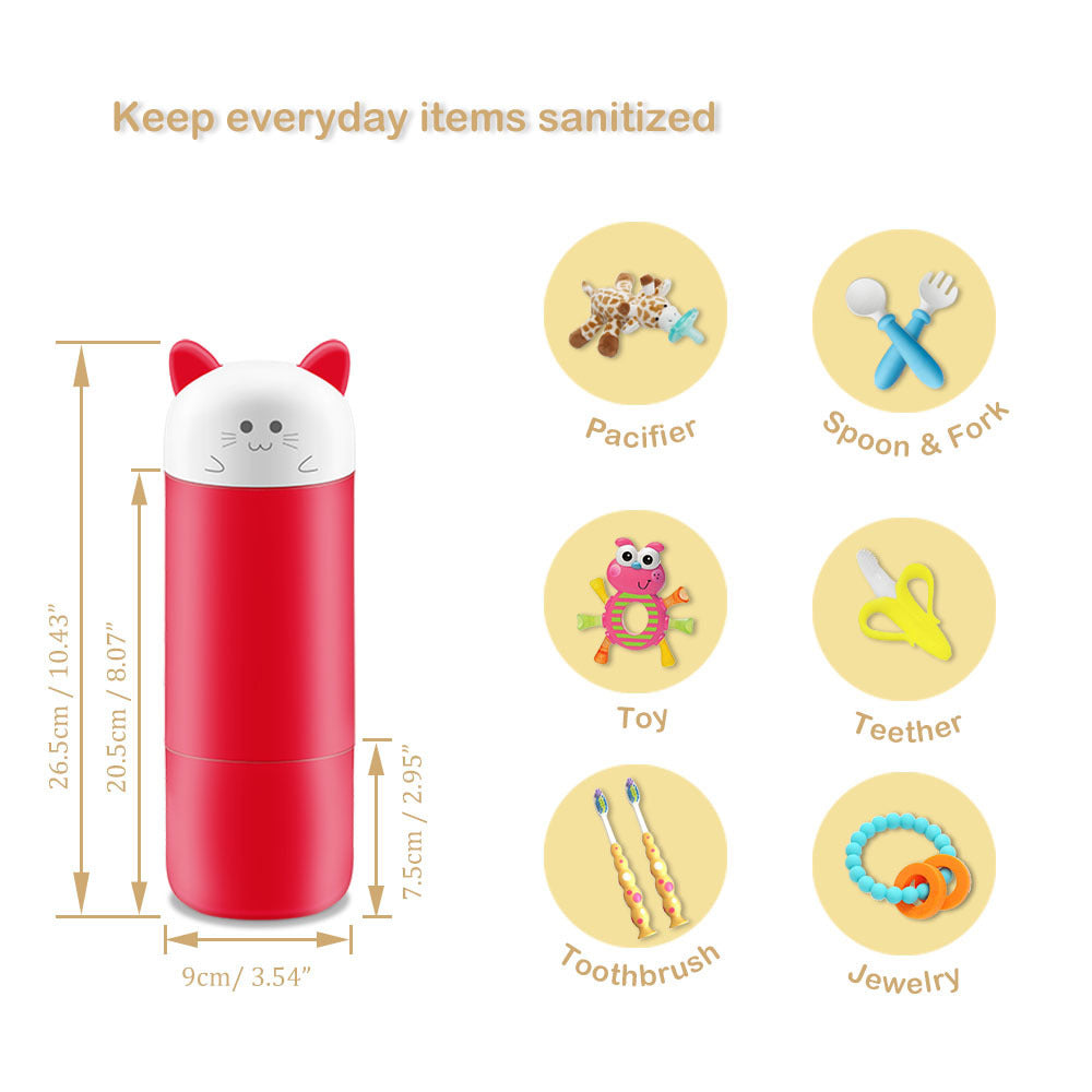 Rechargeable Disinfection Box Dustproof UV Ozone Menstrual Cup