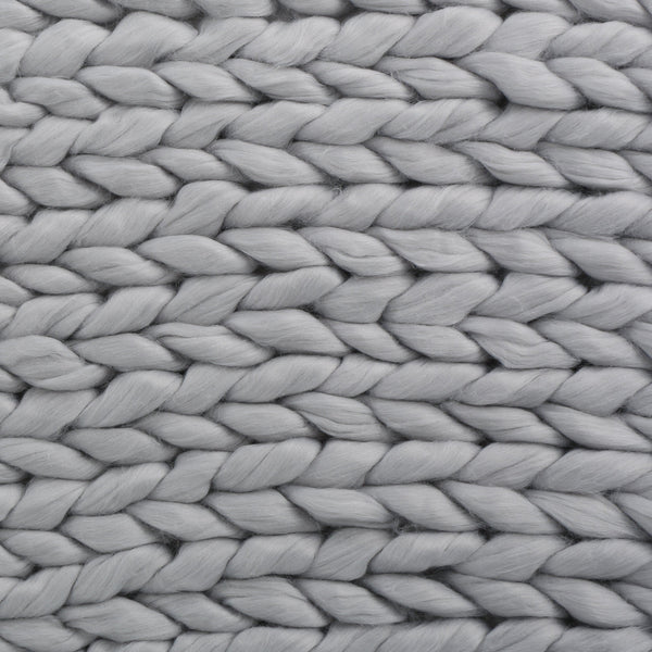 Silver Serenity Acrylic Blanket