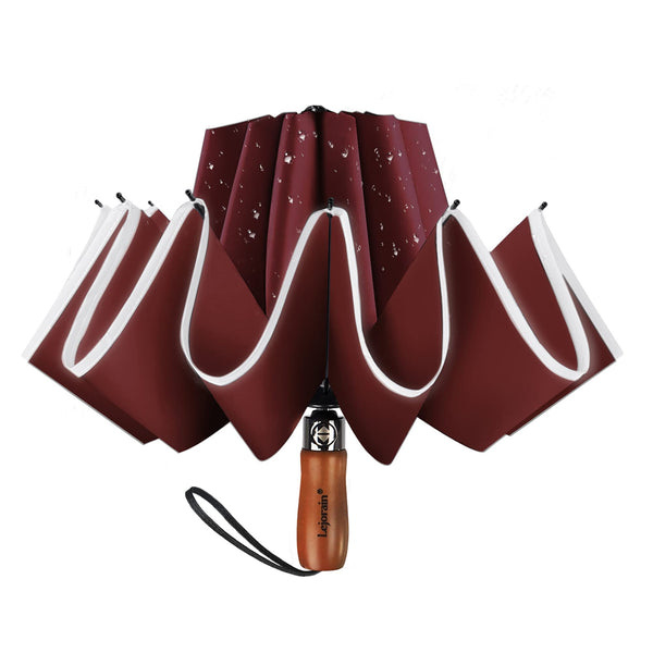 Lejorain Compact Reflective Inverted Umbrella