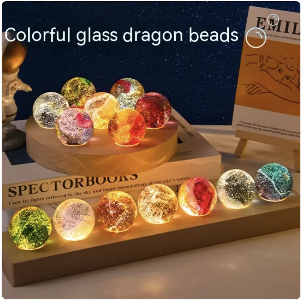 Glow-In-The-Dark Crystal Glass Ball