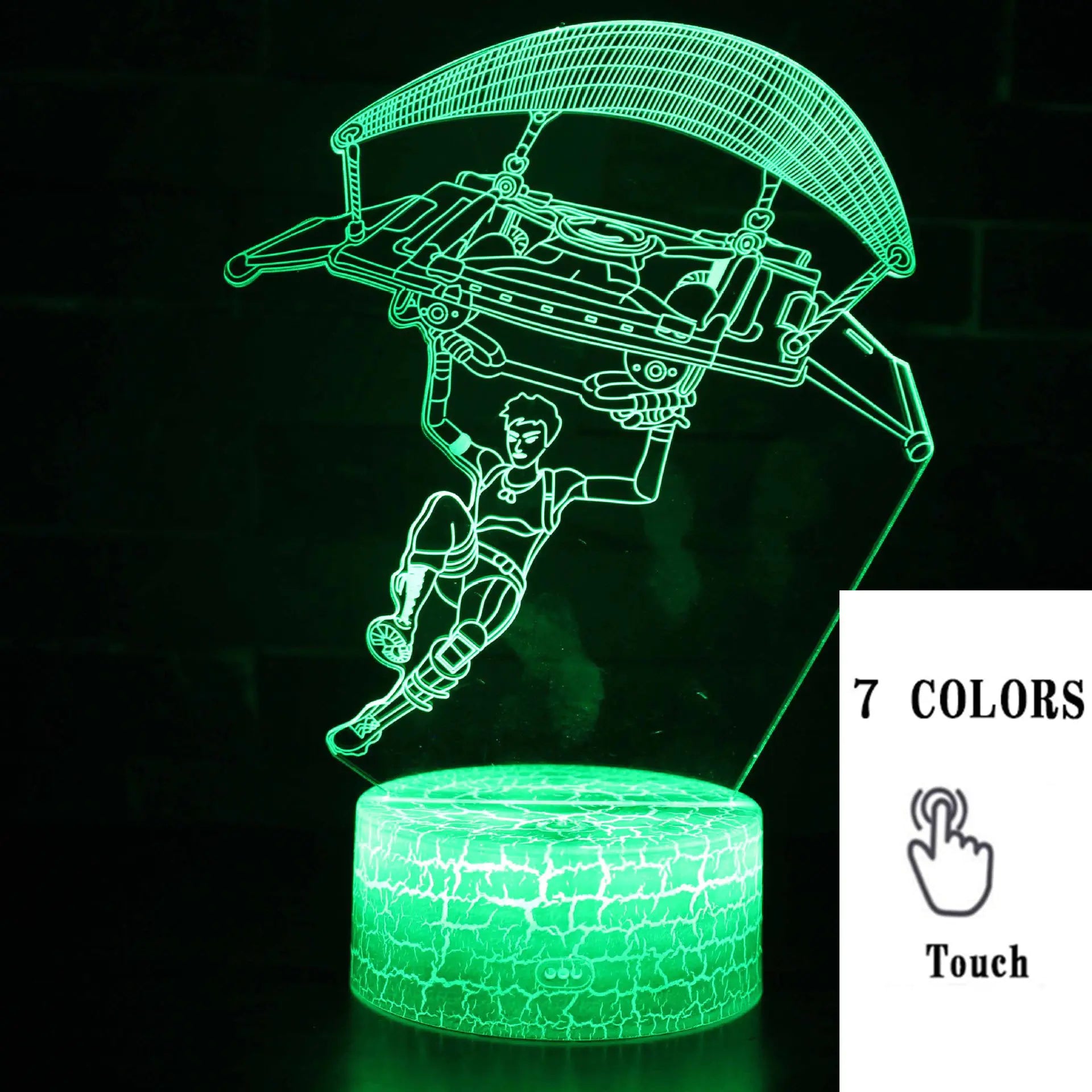 3D LED Touch Control Colorful Night Light Lamp