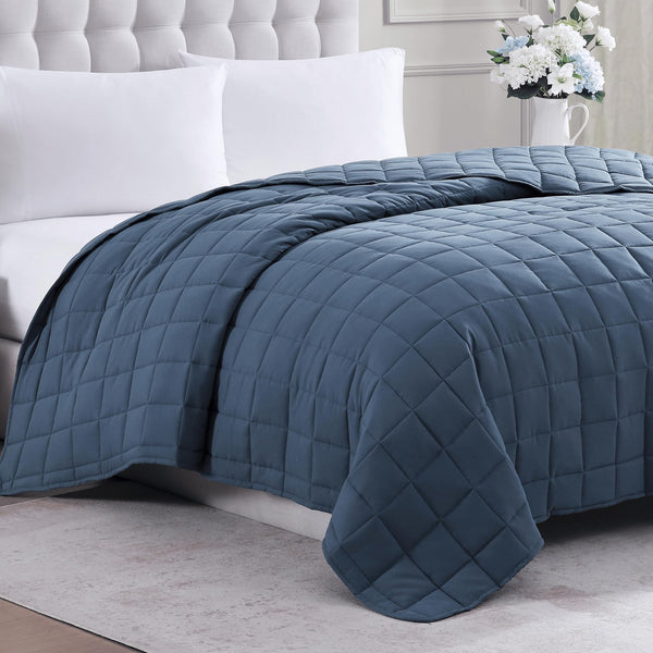 Casa Platino Estate Blue Luxury Blanket
