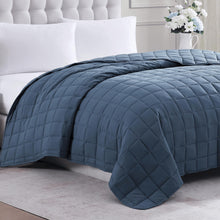 Casa Platino Estate Blue Luxury Blanket