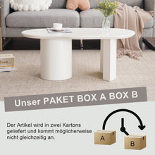 Mesa de centro de madera blanca pintada con forma de nube abstracta, mesa de centro blanca irregular, mesa auxiliar de té, mesa de centro moderna, para sala de estar, fácil de montar.