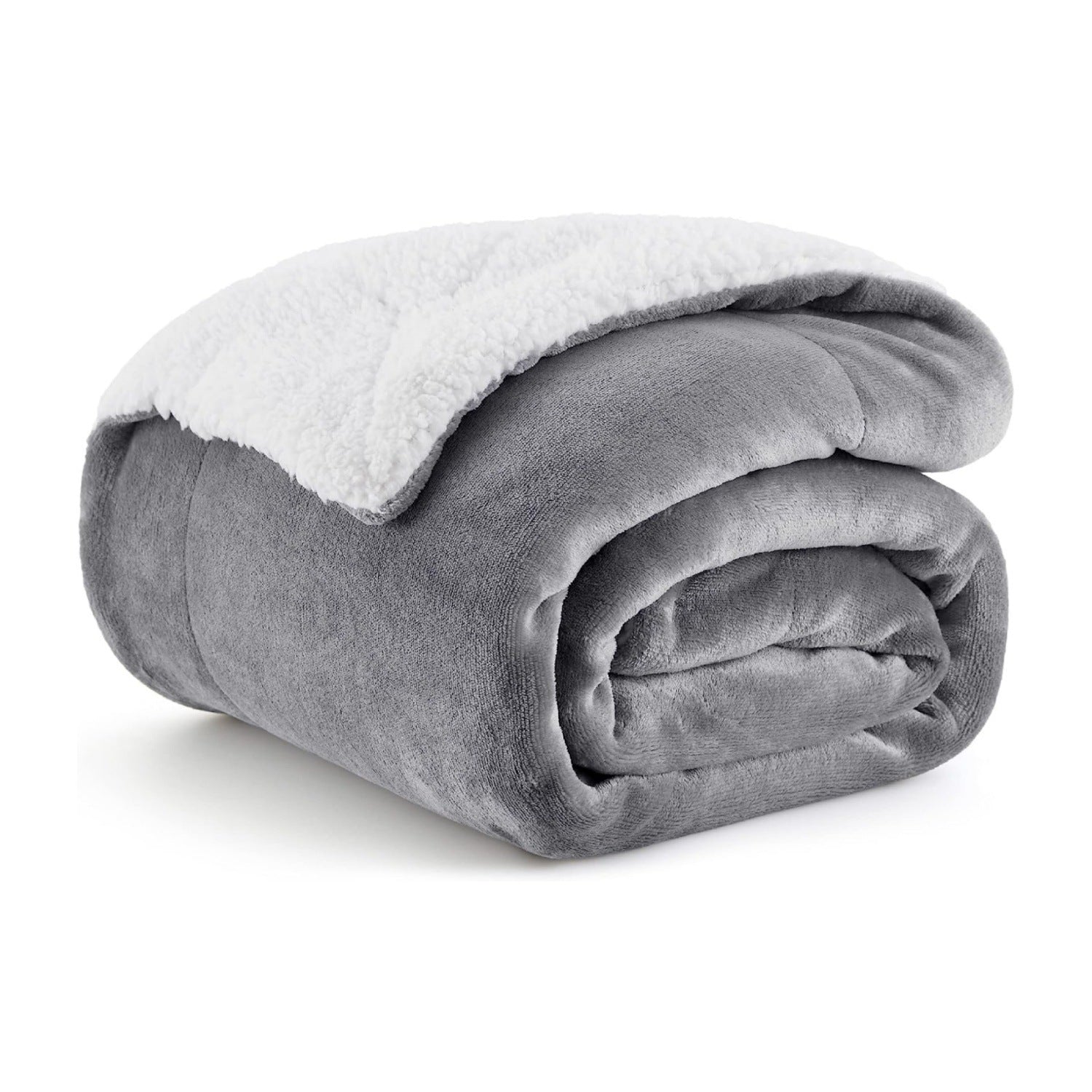 Lamb Fleece Blanket For Bed - Thick And Warm Blanket For Winter, Soft Fuzzy Plush King Blanket For All Seasons