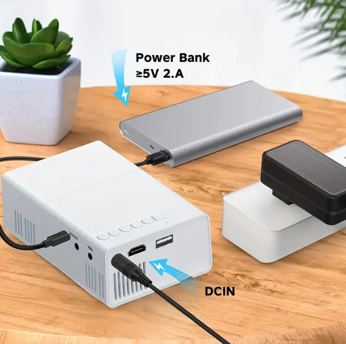 Portable LED Projector for Easy Use