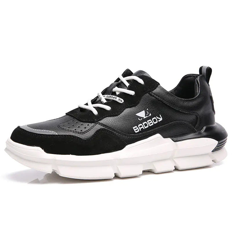 2020 Men's Trendy Casual Leather Sneakers with Laces