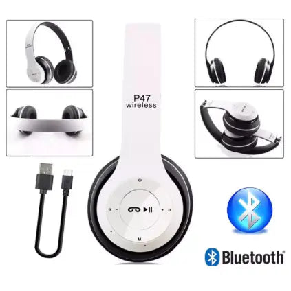 P47 Wireless Bluetooth Headphones for Gaming and Calls