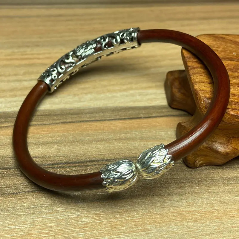 Tibetan Ancient Style Spatholobus Bracelet