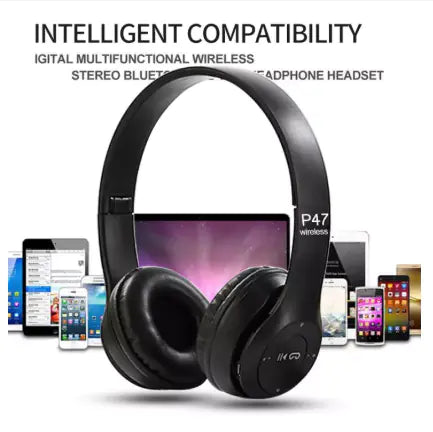 P47 Wireless Bluetooth Headphones for Gaming and Calls