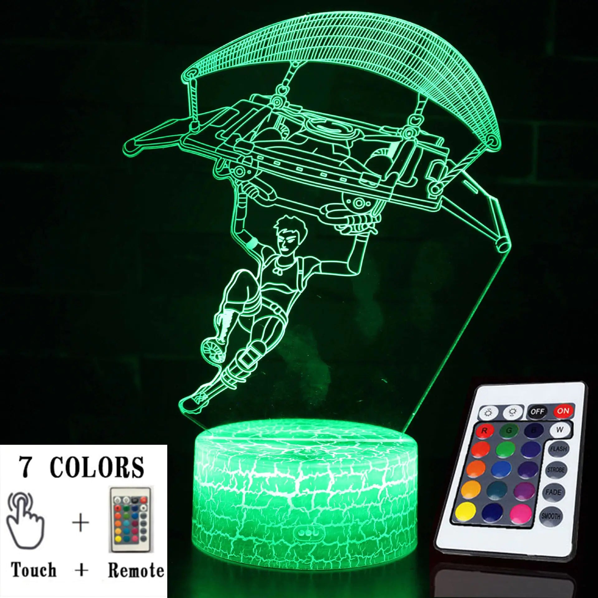 3D LED Touch Control Colorful Night Light Lamp