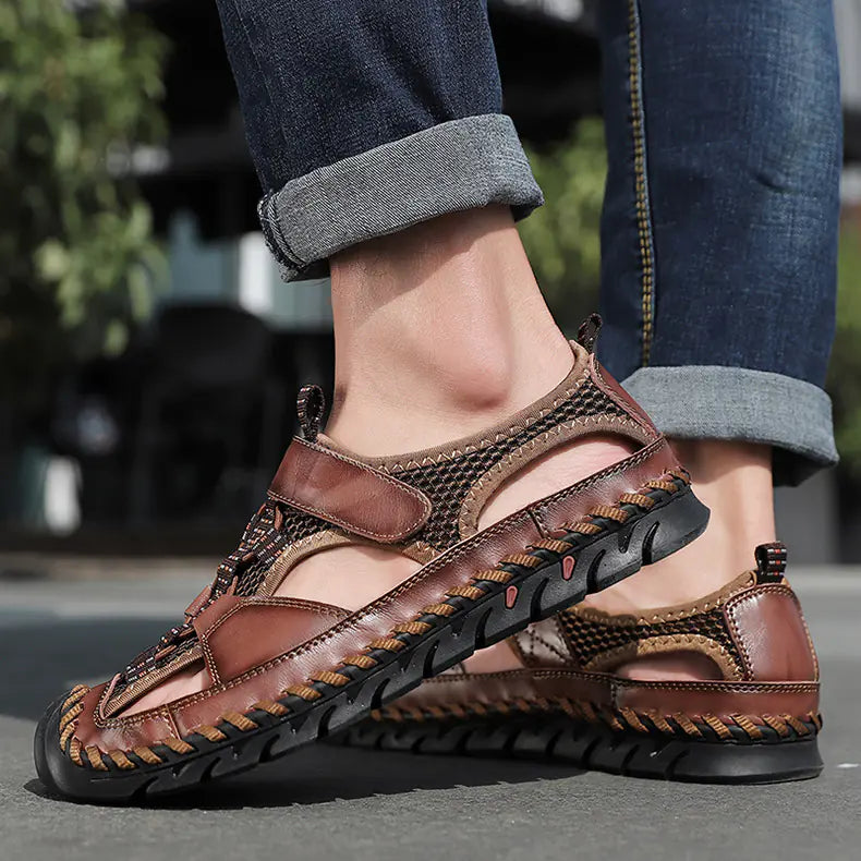 Men's Summer Genuine Leather Outdoor Sandals (New Style)
