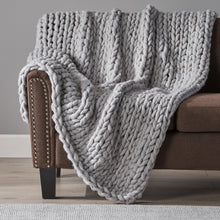 Silver Serenity Acrylic Blanket
