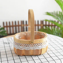 Cesta de flores portátil europea para interiores