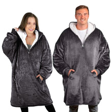Luxury Sherpa-Lined Hoodie Blanket
