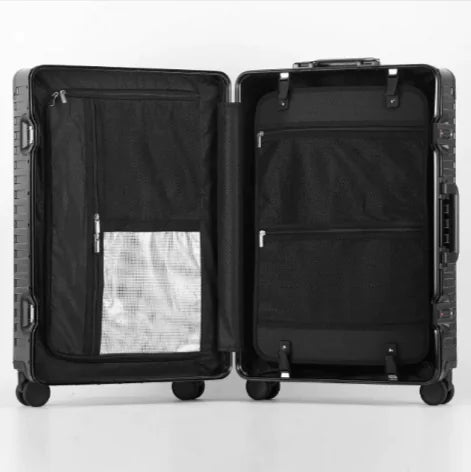 Metallic Travel Luggage – Durable & Secure