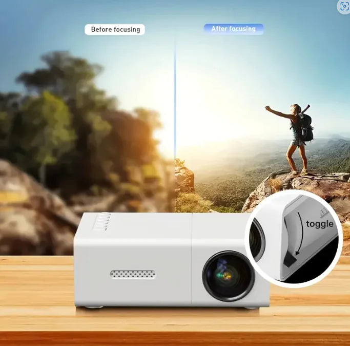Portable LED Projector for Easy Use