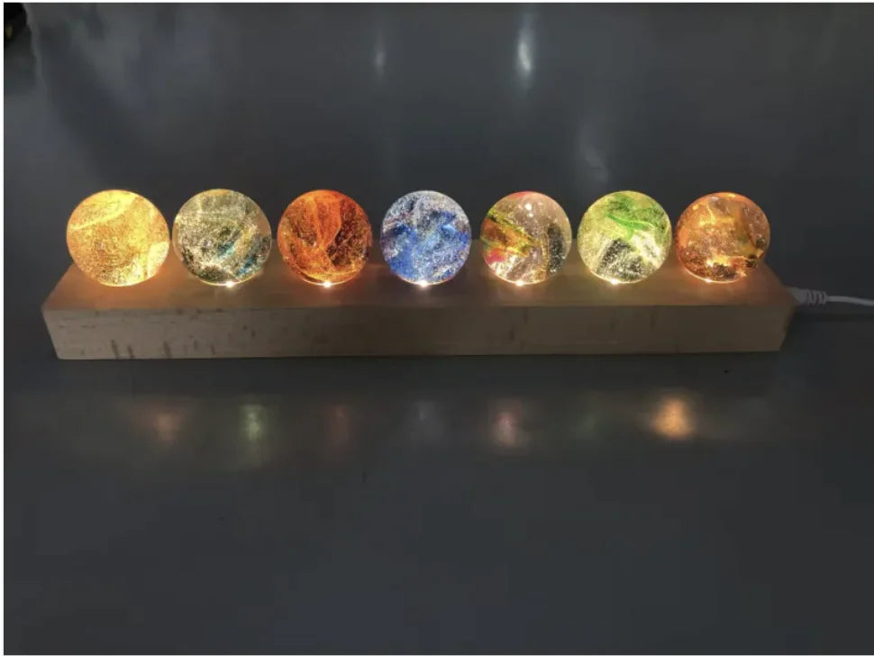 Glow-In-The-Dark Crystal Glass Ball